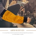 thumbnail image 4 of 1 Pair Heat Resistant Welding Sleeves Useful Arm Protection Sleeves (Yellow), 4 of 8