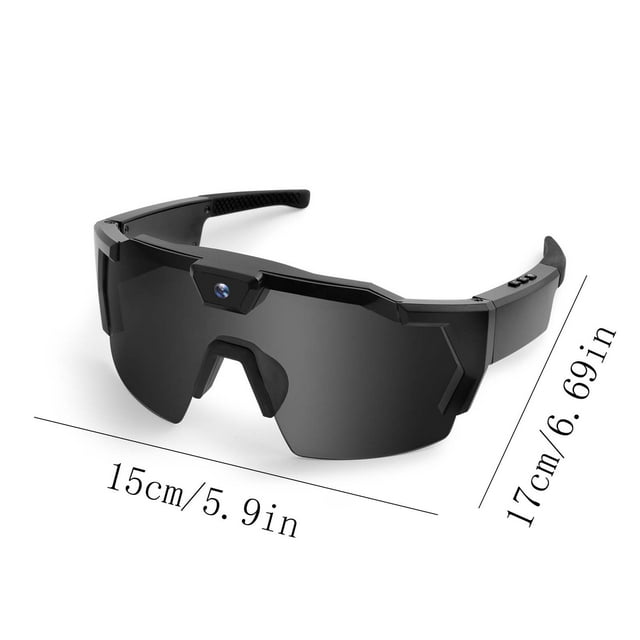 Ohufall Smart Camera Sunglasses For Men Gadgets Sun Protection Fashion Accessories Outdoor Use