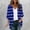 c02Blue, variant on LNWUY Women's Curved Hem 3/4 Sleeve Cardigan Tops Casual Open Front Lightweight Cardigans Gradient Color Summer Clothes Gray S