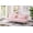 Pink Teddy, variant on YWEN Convertible Sofa Bed, Modern Sleeper Couch with Adjustable Back/Metal Legs/Pillows, Folding Upholstered Loveseat, Sectional Sofa, Memory Foam Living Seat for Apartment/Office/Multi-Functional