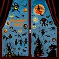 thumbnail image 1 of HAHDAXIA 72 Pcs Halloween Window Clings Decals, Halloween Double Sided Removable Window Stickers, Spooky Pumpkin Spider Window Glass Decals for Halloween Party Decorations, 1 of 7