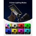 thumbnail image 6 of Yinghao 4 Pack Color Change Solar Spotlights Outdoor Waterproof Led Landscape Spot Light Uplighting for Halloween Decoration, Wreath, Santa Claus, Elk, 6 of 11
