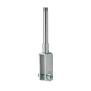 Econoco - SC6P12 - Chrome Sign Holder Clamp for 1/2" x 1-1/2" Rectangular Tubing with 2" Stem - Sold in Pack of 12
