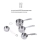 thumbnail image 4 of De Cocina De Acero Inoxidable, 4 Uds., Taza Medidora, Condimento Multifuncional, Café, Cuchara De Azúcar, Accesorios Para Hornear Pasteles, Herramientas Inevent HA044616-01, 4 of 6