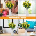 thumbnail image 3 of Shisuyan Centre de Table Citron Artificiel Décorations Maison Multi 3 Pcs 12.6X3.9X3.9In, 3 of 8