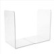 thumbnail image 1 of 2 Piezas Sujetalibros de AcríLico Transparente Estante para Libros en Forma de L, 1 of 5