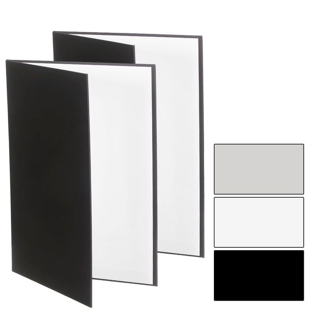 Uxcell 2pcs 17"x11" Light Reflector 3 in 1 Photography Reflector Cardboard