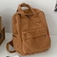 thumbnail image 2 of Mochila Informal Lona ​​bolso Transpirable Vintage para Portátil Y Libro (marrón), 2 of 7