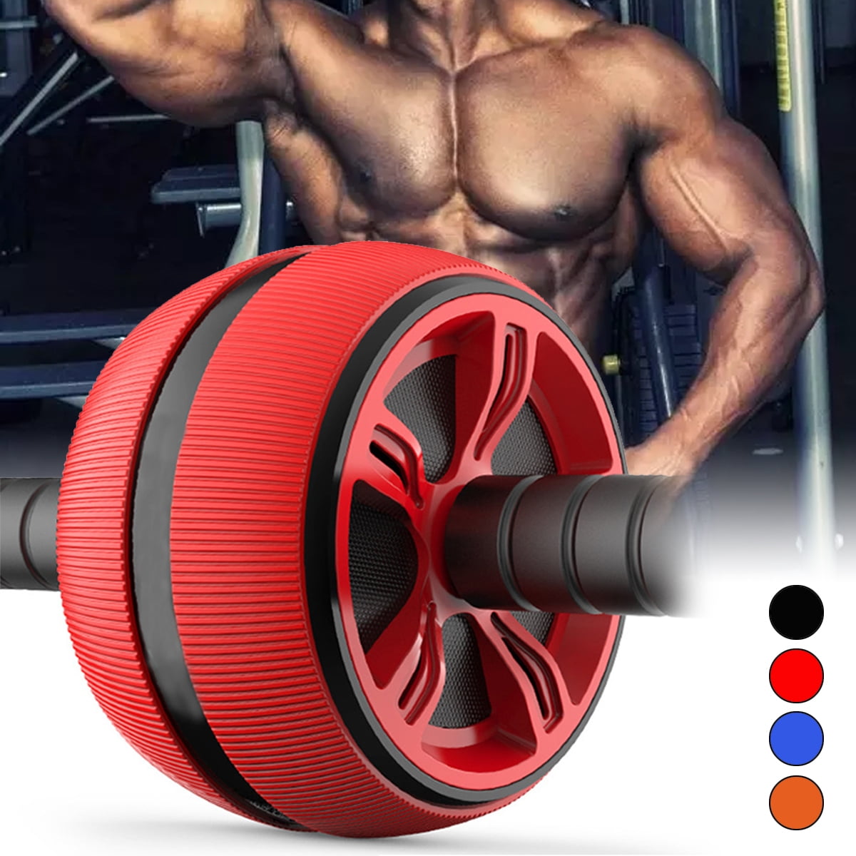 Very Sturdy and Rolls Very Smooth Perfect for Abdominal Strengthening and Toning Knee Pad for Abdominal Exercise The Fitness Room Premium Ab Roller Wheel Fitness Dual Wheel Fitness Equipment Very Sturdy and Rolls Very Smooth Perfect for Abdominal Strengthening and Toning Knee Pad for Abdominal Exercise The Fitness Room Premium Ab Roller Wheel Fitness Dual Wheel Fitness Equipment