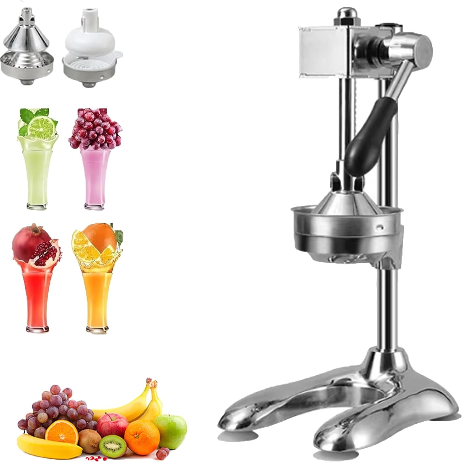 Choice Food Prep Mcj2 Manual Heavy-Duty Citrus Juicer - Walmart.com