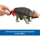 thumbnail image 4 of Dinosaurio de juguete Mattel Jurassic World Rebirth Wild Roar Ankylosaurus, 4 of 6