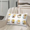 thumbnail image 5 of Honeii Gnomes Honey Bee Pattern Decorative Throw Pillow Case - Elevate Your Couch, Sofa, or Bed with Stylish Home Decor-20"x30", 5 of 6