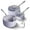 Purple, variant on Koch Systeme CS 1QT Nonstick Ceramic Saucepan with Lid, Nonstick Ceramic Small Sauce Pan with Stainless Steel Handle, Dishwasher Safe, Gradient Purple