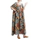 thumbnail image 1 of Vestido suelto de mujer con bolsillos Vestido de playa informal de manga corta con estampado vint MABOTO Vestido, 1 of 7