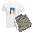 thumbnail image 6 of CafePress - Ukrainian Lover I Stand With Ukraine Pajamas - Men's Light Loose Fit Cotton Pajama Set, 6 of 7