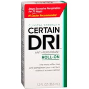 CERTAIN DRI Anti-Perspirant Roll-On 1.20 oz (Pack of 3)