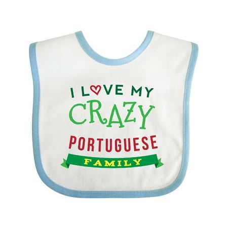

Inktastic Portuguese Family Reunion Funny Gift Gift Baby Boy or Baby Girl Bib