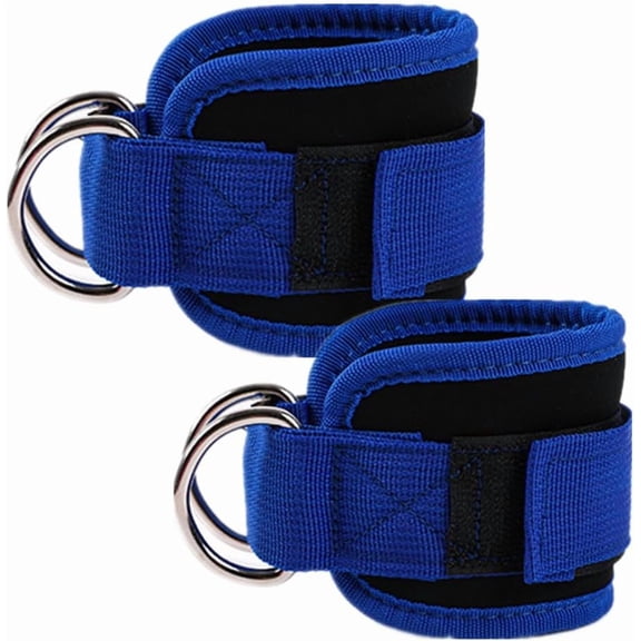 Ankle Strap for Cable Machine,1 Pair Adjustable Neoprene Padded Ankle Cuff for Leg Extensions,Glute Workouts,Gym for Women and Men
