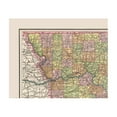 thumbnail image 3 of Historic State Map - Missouri - Cram 1892 - 28.47 x 23 - Vintage Wall Art, 3 of 5