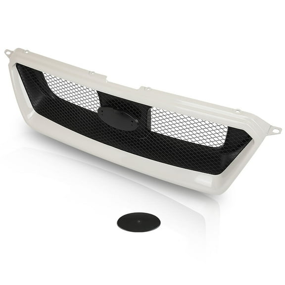 Mesh Grille Satin White Pearl Fit For 2012-2014 Subaru Impreza Crosstrek Sport