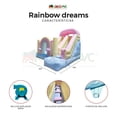 thumbnail image 4 of Brincolín Inflable Rainbow Dreams + Soplador Pvc Resistente, 4 of 5
