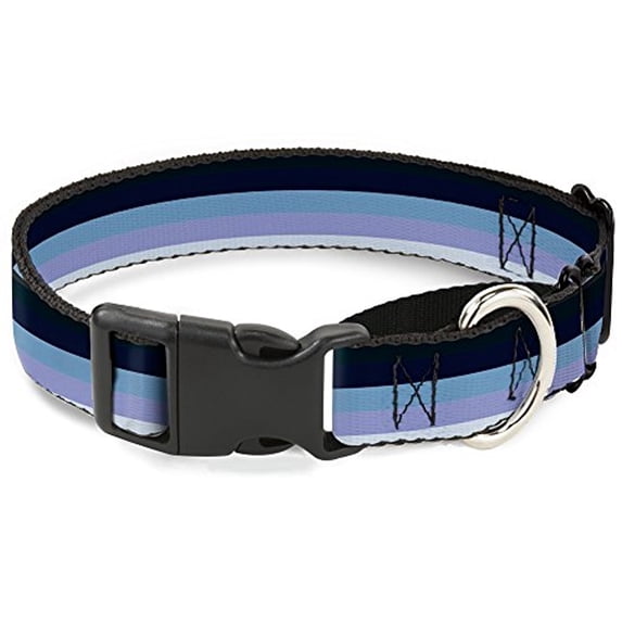 buckle-down spectrum blue martingale dog collar