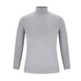 thumbnail image 6 of Yiliang Mens Slim Fit Turtleneck Pullover Sweaters Basic Tops Knitted Thermal Fall and Winter Long Sleeve Warm and Thermal Top Clothes ,Dark Gray,L, 6 of 6