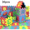 thumbnail image 2 of Puzzle Mat, Children Alphabet Numbers Puzzles Crawling Foam Floor Mat Education Toy 36Pcs 12cm, 2 of 6