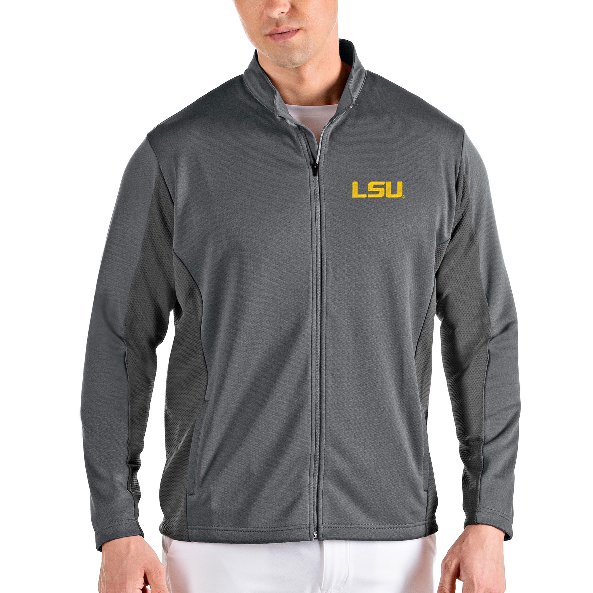 LSU Tigers Antigua Passage Full-Zip 