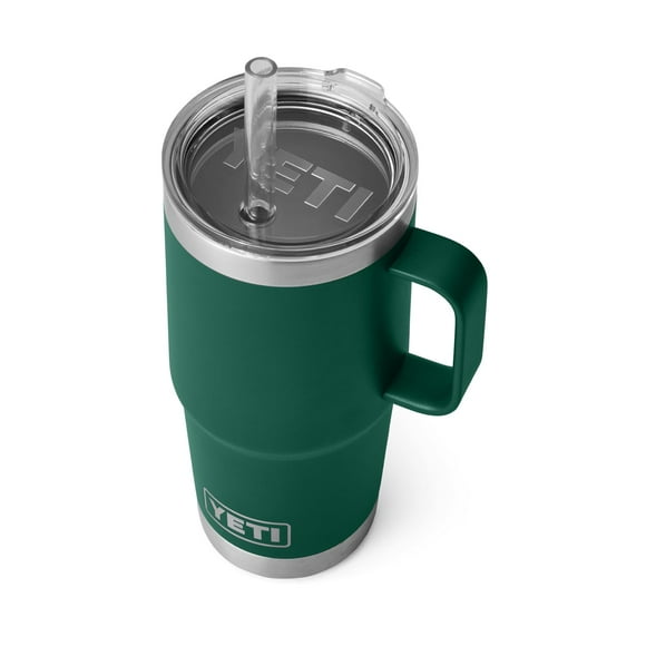 Taza YETI Rambler de 750 ml con tapa de pajita de acero con aislamiento al vacío