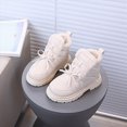 thumbnail image 2 of NOLDARES Kids Winter Snow Boots Waterproof Outdoor Warm Fleece Lined Shoes(Toddler/Little Kids/Big Kids),Y152-Beige, 2 of 9