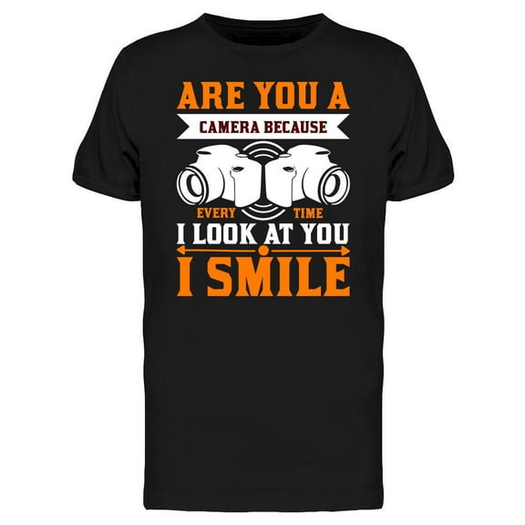 Are You A Camera? T-Shirt Men -Image by Shutterstock, Male 3X-Large