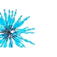 thumbnail image 3 of Azure 32" Hand-Blown Glass Table Lamp Chrome/Blue Glass, 3 of 5