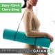 thumbnail image 4 of Gaiam Essentials Estera De Yoga Premium Con Porta Esterilla De Yoga, Color Gris, 72 Pulgadas De Largo X 24 Pulgadas De Ancho X 1/4 Pulgadas De Grosor, 4 of 5