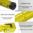 thumbnail image 2 of Reposapiés para motocicleta JXPANG M8 plegables, dorados, universales, 2 of 7