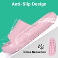 thumbnail image 4 of Pillow Slides for Women Men Summer Slip On Slides Soft Thick Sole Non Slip Shower Sandals, 4 of 8