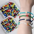 thumbnail image 3 of 1000pcs 2mm Mixed Color Charm Czech Glass Seed Spacer Round Beads for DIY Bracelets Necklaces Earring Jewelry Making Accessories, 3 of 5