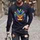 thumbnail image 1 of Blusas y camisas de manga larga con cuello redondo para hombre, moda de carnaval, blusa de manga larga con cuello redondo y estampado de hombre, blusa de poliéster, 1 of 5