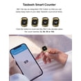 thumbnail image 3 of Smart Tasbih Tally Counter Ring For Muslims Zikr Digital Tasbeeh 5 Prayer Time Black 22MM, 3 of 4