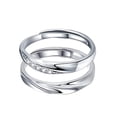 thumbnail image 1 of 2 Anillos Duo Promesa Plata Fina 925 Amor Parejas 14 Febrero, 1 of 5
