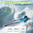 thumbnail image 3 of S1 2.4G High-Speed Remote Control Speedboat 30Km/H Waterproof Electric Remote Control Double Propoler, 3 of 5