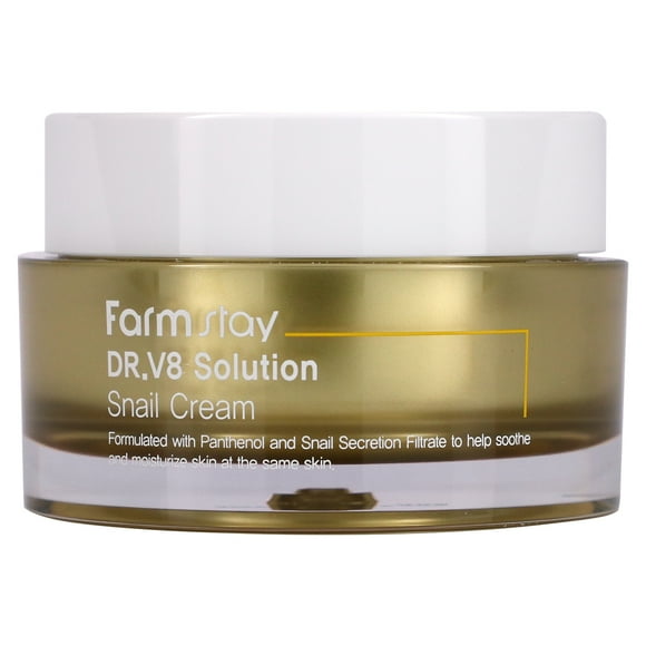 Farmstay, Dr. V8 Solution Snail Cream, 1.69 fl oz