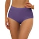 thumbnail image 1 of INSPIRAR CHIC Bragas de Mujer Elásticas de Cintura Alta Sin Forro Transpirables Ropa Interior Sin Marcas M Púrpura Oscuro, 1 of 4