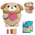 thumbnail image 3 of Knitting Potted Animals Crochet Material Pack Wool Weaving Group Crochet Ornament Handmade DIY, 3 of 10