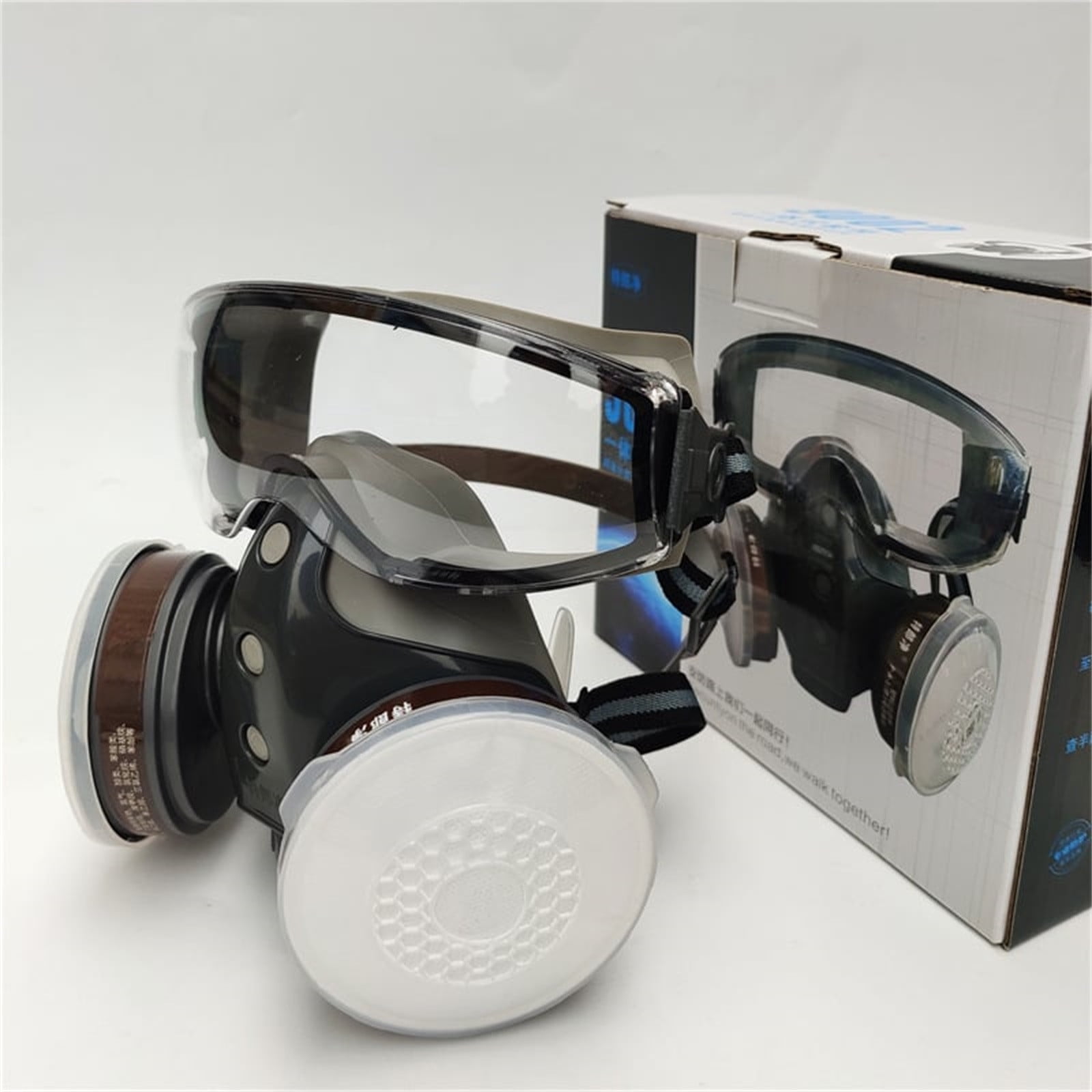 Cadorn All - in - One Dust Mask - Reusable Respirator for Industrial, Construction & Woodworking Protection