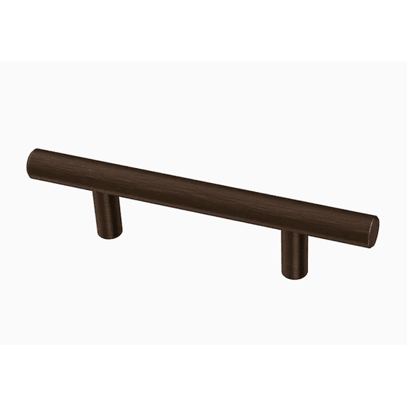 Brainerd BAR076W-BZM Matte Bronze Bar Cabinet Drawer Pull 3" Center to Center