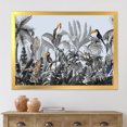 thumbnail image 3 of Designart 'Birds and Peonies With Chinoiserie VIII' Farmhouse Framed Art Print, 3 of 4