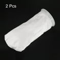thumbnail image 3 of Uxcell 7'' Ring Filter Socks 150 Micron Pool Skimmer Basket, White 2 Pack, 3 of 4