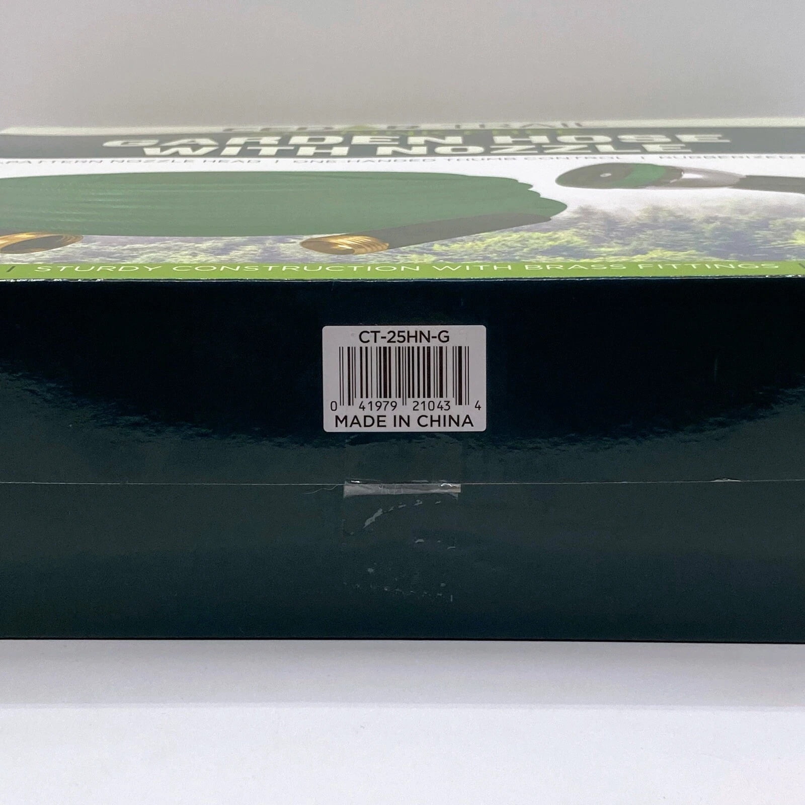 Cedar Trail Garden Hose with Nozzle 25Ft Kink-Free UV Resistant All Weather