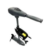 Newport Kayak Series 55lb Thrust Saltwater Transom Mounted Electric Kayak Trolling Motor with 24 In. Shaft